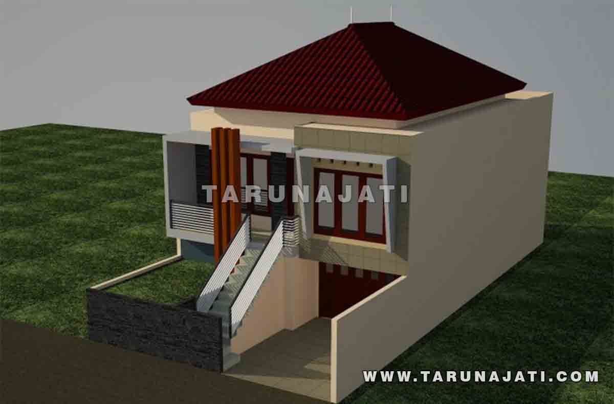 desain rumah dengan kontur tanah miring