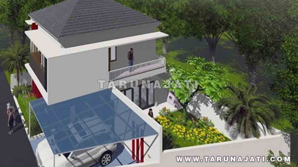 desain rumah di tanah berkontur