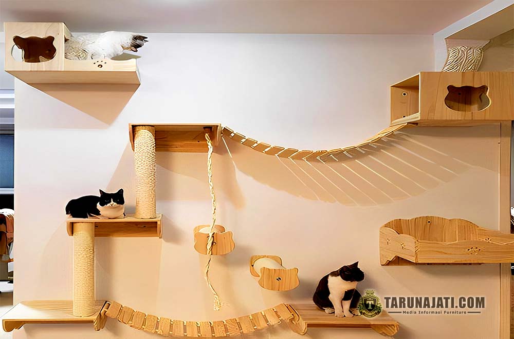 Model Rumah Kucing Tembok