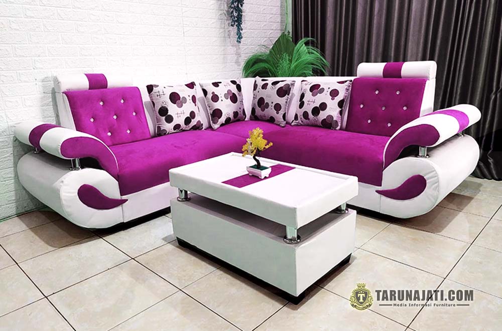 Sofa Sudut dengan Bahan dan Warna yang Beragam