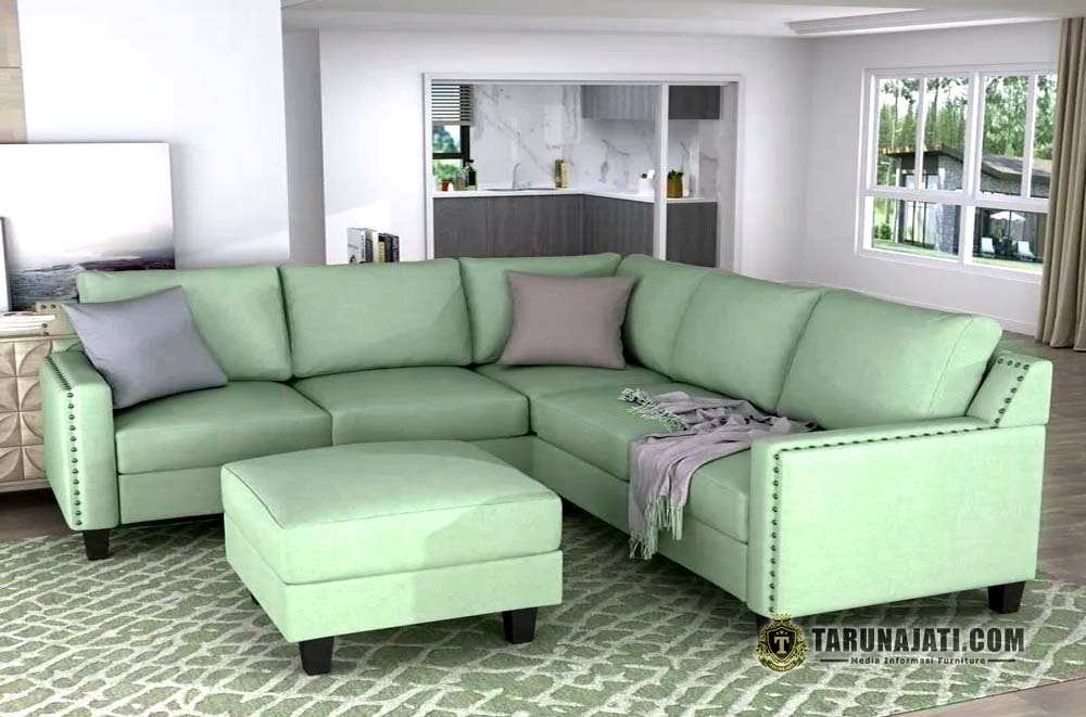 Sofa Sudut dengan Desain Modular